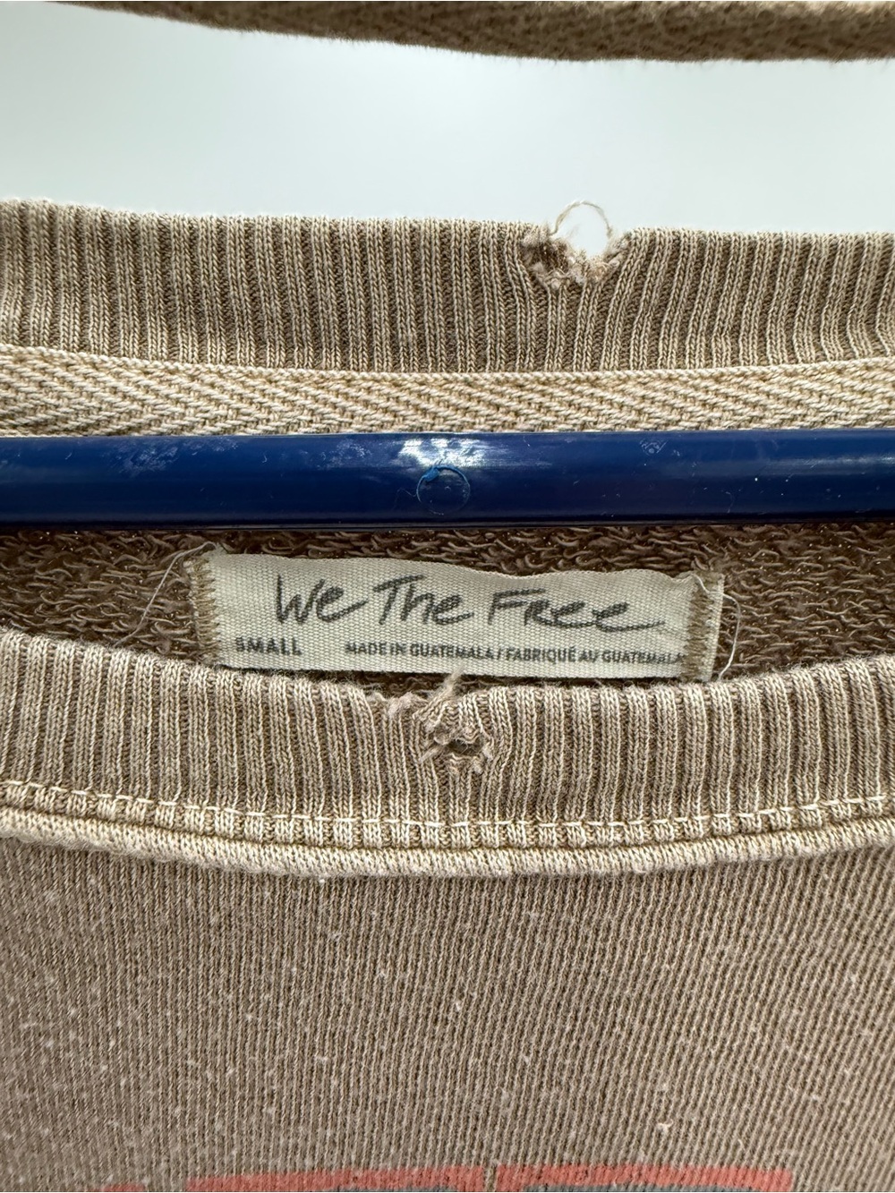 Free People, We the Free Graphic Camden Texas Pullover Size Small - Picture 4 of 9